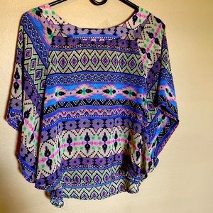 Small Charlotte Russe poncho shirt